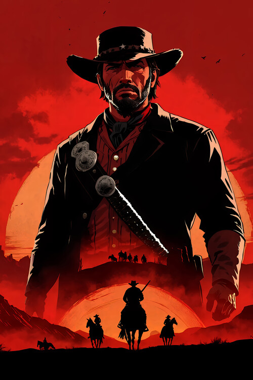 Canvas Print Red Dead Redemption 2