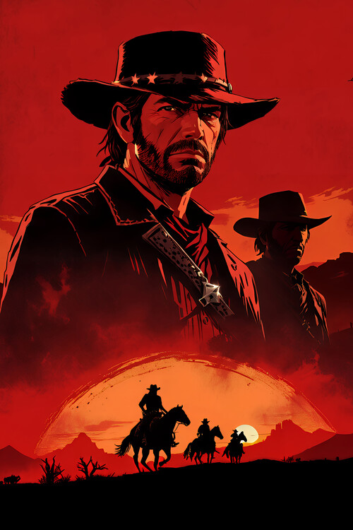 Canvas Print Red Dead Redemption 2