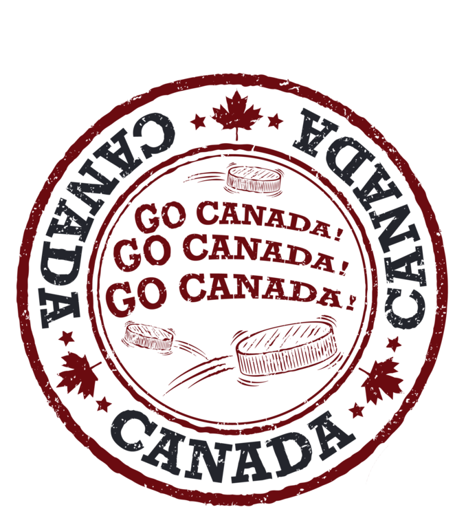 T-shirt Go Canada Hockey Badge