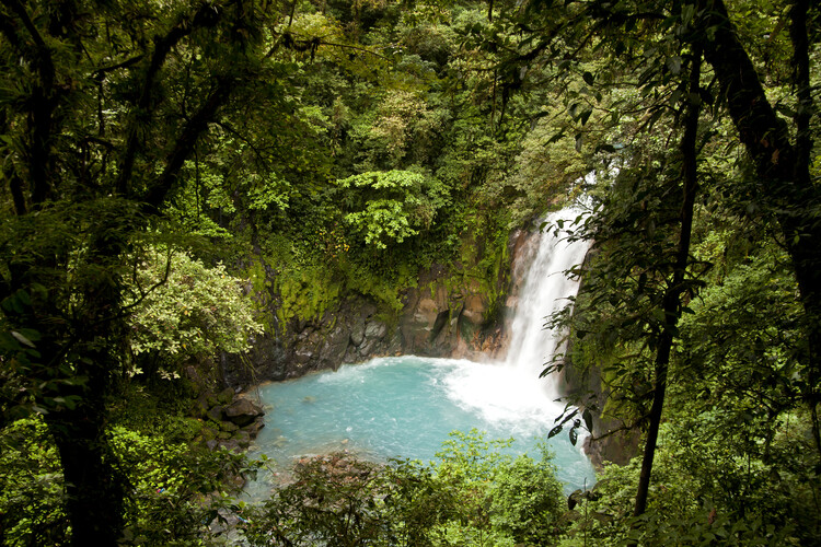 Плакат Rio Celeste Waterfall, Costa Rica