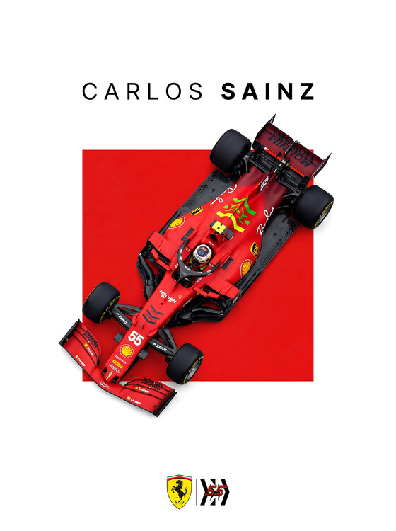 Obraz na płótnie Carlos Sainz: Scuderia Ferrari