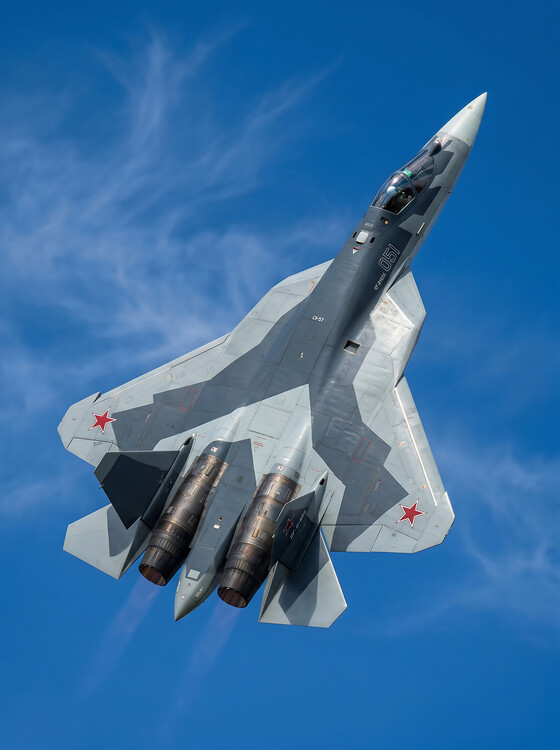Plakat Sukhoi Su-57 Felon Fighter Jet