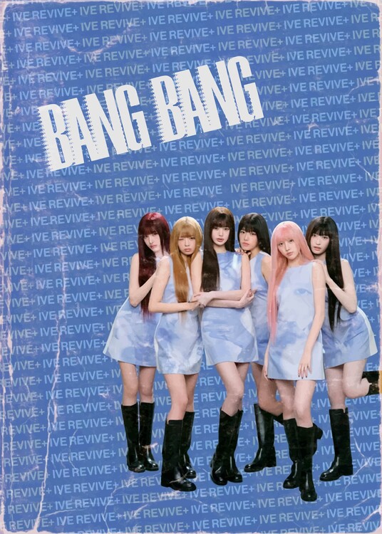 Plagát Vintage-Style Six Group Korean Girl Poster