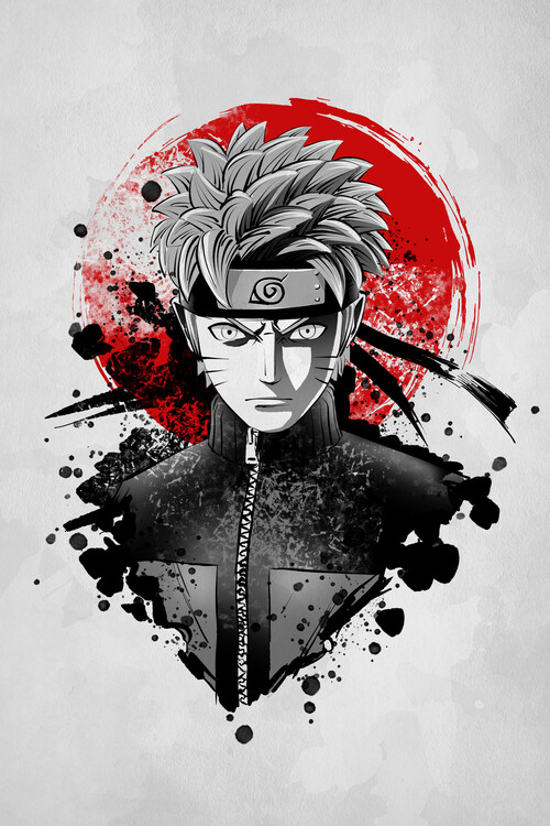Poster Red Sun Uzumaki