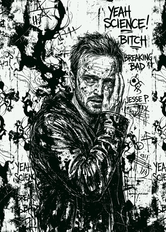 Принти на полотні Breaking Bad - Jesse Pinkman