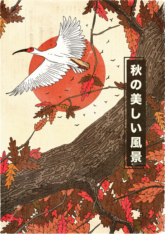 Levně Plakát, Obraz - Autumn Flight Red Sun, Nicholas, 30 × 40 cm