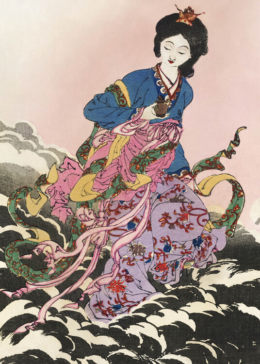 Póster Japanese Woman (1839 1892)