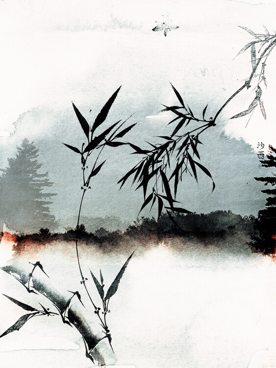 Poster Whispers of Bamboo