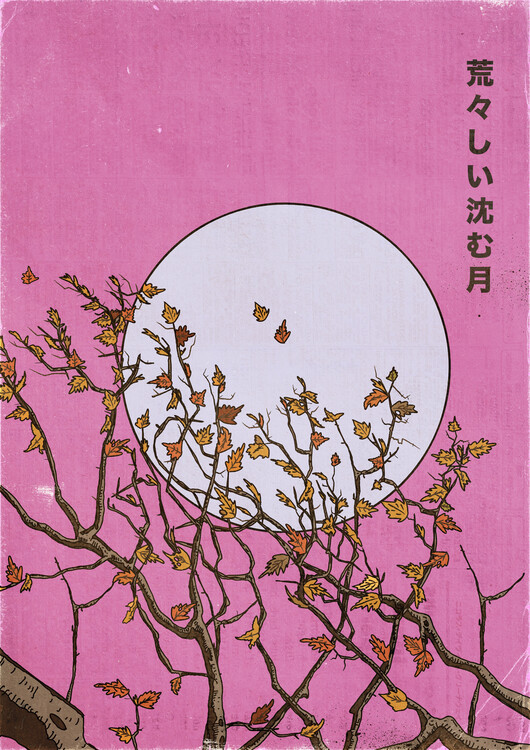 Levně Plakát, Obraz - Japanese Autumn Moon, Nicholas, 30 × 40 cm