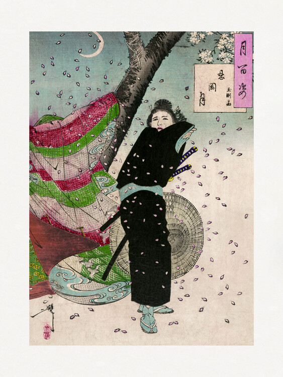Poster The Moon of Shinobugaoka (1904) By Yoshitoshi Tsukioka