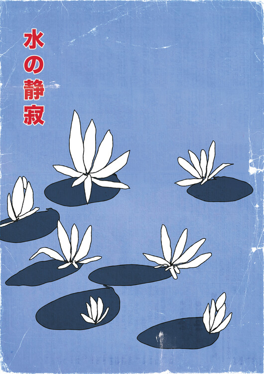 Obraz na plátně Japanese Water Lilies