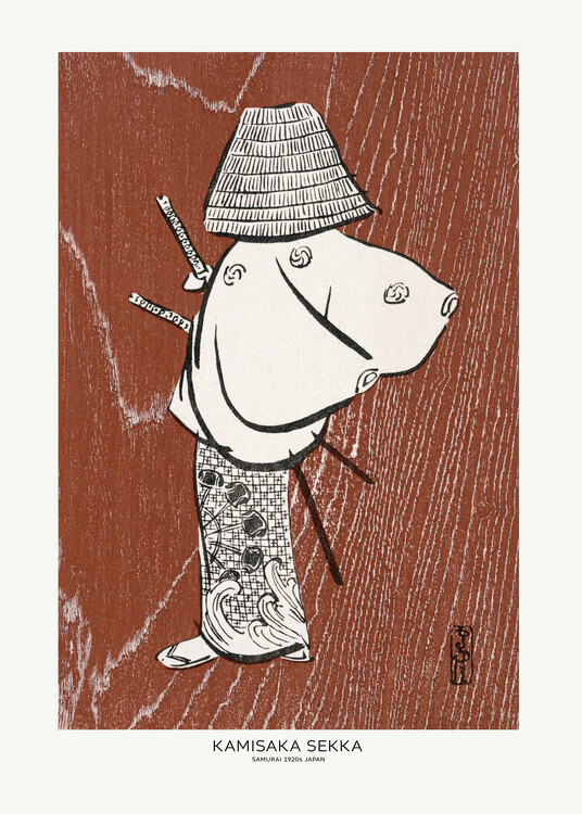 Levně Plakát, Obraz - Samurai, Kamisaka Sekka, 30 × 40 cm