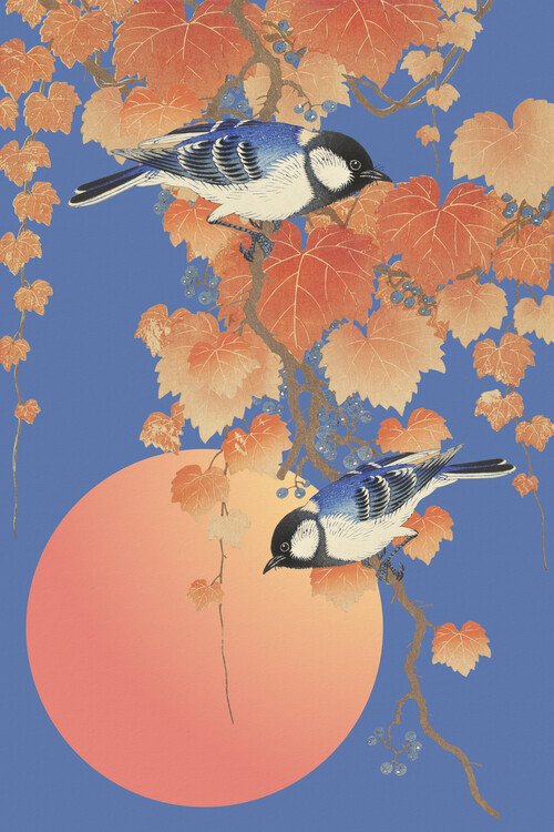 Plakát Autumn Birds Sunrise