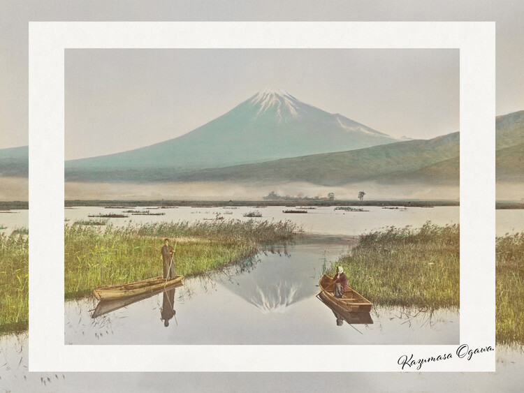 Levně Plakát, Obraz - Mount Fuji As Seen From Kashiwabara (1897), Kazumasa Ogawa, 40 × 30 cm