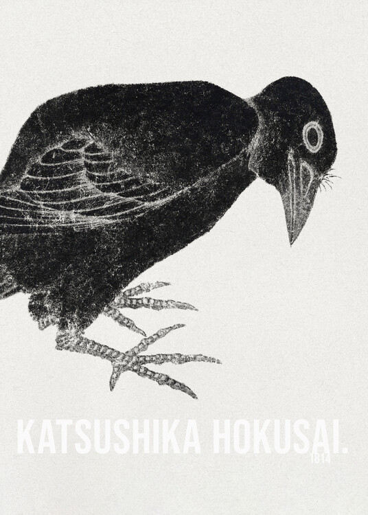 Poster Katsushika Hokusai's Bird 1814
