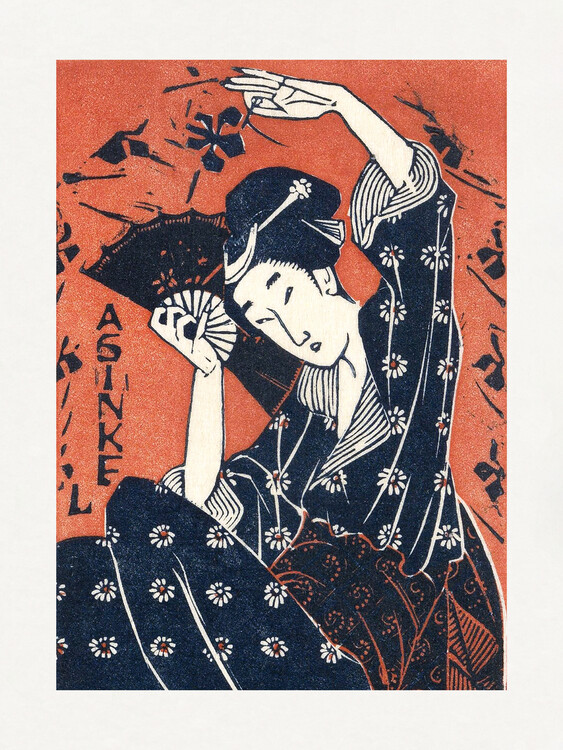 Levně Plakát, Obraz - Japanese Woman (1935), Utagawa Hiroshige, 30 × 40 cm