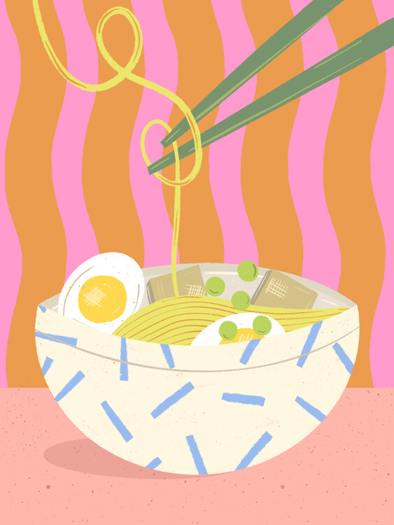 Levně Plakát, Obraz - Ramen, Melissa Donne, 30 × 40 cm