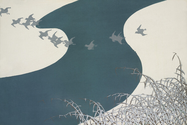 Levně Plakát, Obraz - Birds From Momoyogusa, Kamisaka Sekka, 40 × 26.7 cm