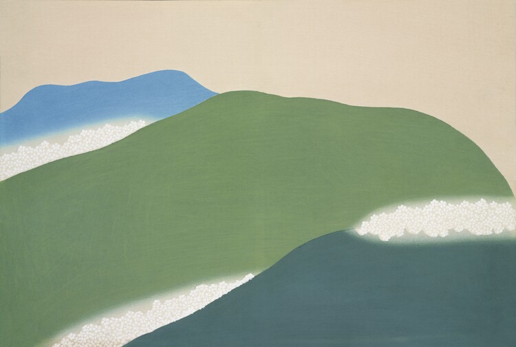 Levně Plakát, Obraz - Green mountains from Momoyogusa, Kamisaka Sekka, 40 × 26.7 cm