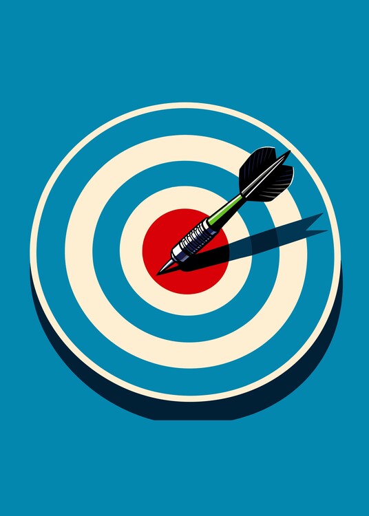 Póster Retro On Target