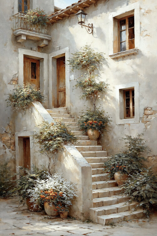 Juliste Mediterranean Steps