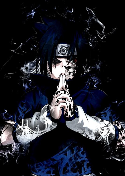 Schilderij op canvas Sasuke Uchiha