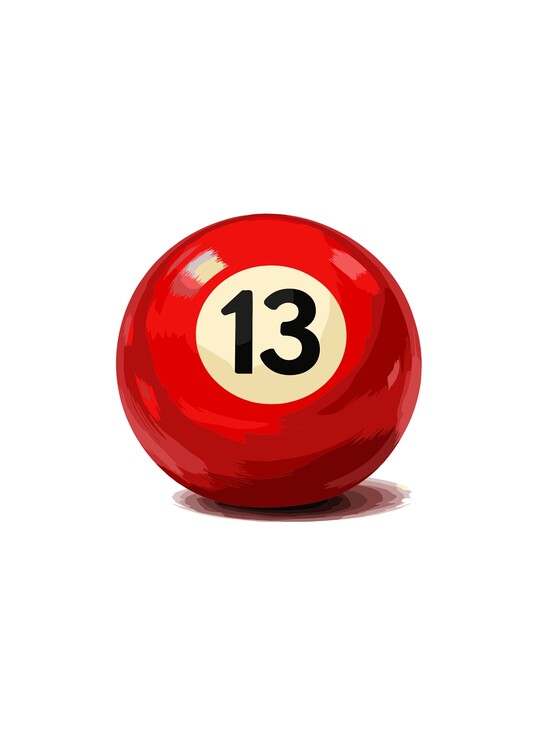 Poster Billiard 8 Ball Pool Minimalist