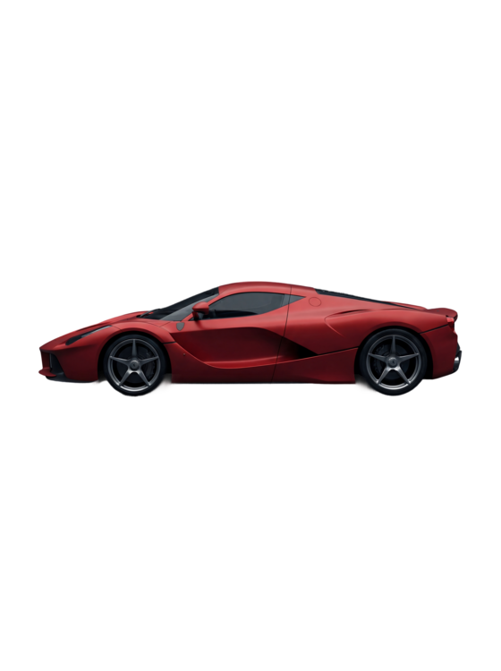 T-shirt Ferrari LaFerrari 2014 | Minimalist Side Profile Poster