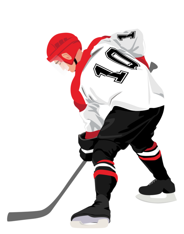 Tričko Hockey Player in Action