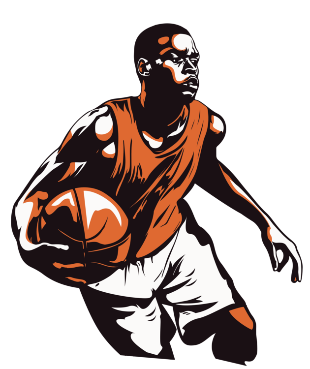 Tričko Basketball Player Dribbling