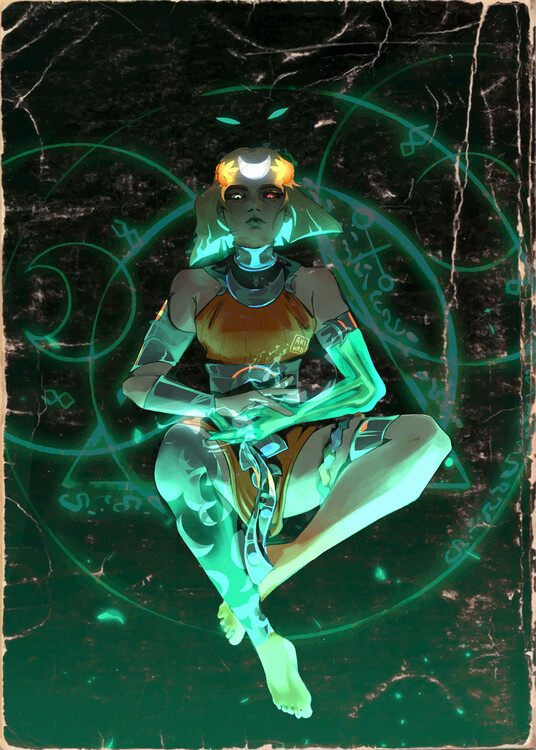 Poster Retro-Style Game Character Art Poster