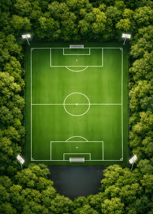 Poster football field