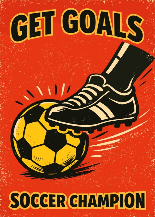 Poster Get Goals Soccer Champion