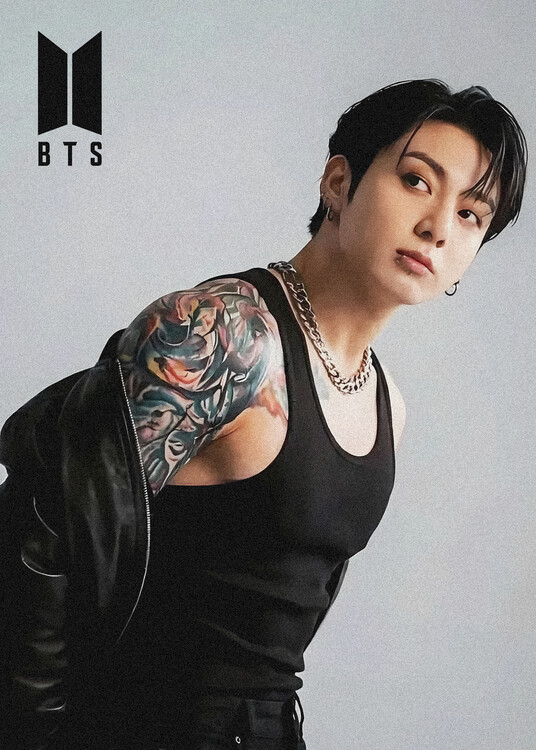 Poster BTS Jungkook with Tattoos