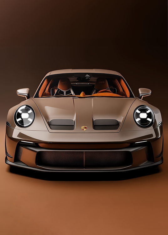 Plakat Bronze Porsche 911 GT3 RS