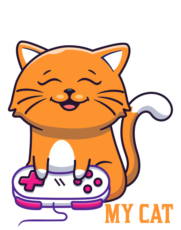 Футболка The Gaming Legend Is My Cat