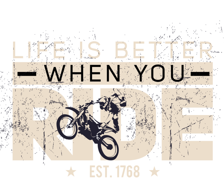 Tričko Life Is Better When You Ride