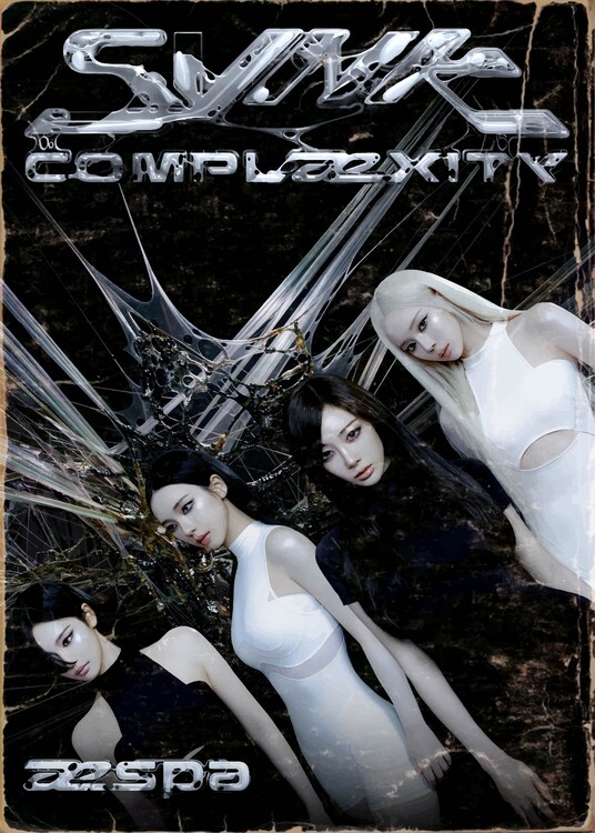 Poster Retro-Style Album Tour Four Korean Girl Band Poster