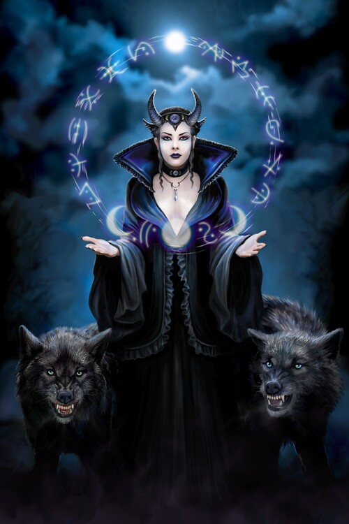 Poster Moon Witch