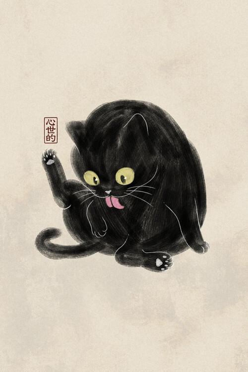 Poster Chubby Cat