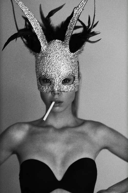 Poster Stylish Model Rabbit Cigarette Poster
