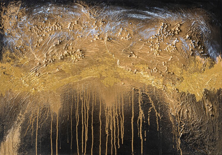 Plakat Molten Gold Flow