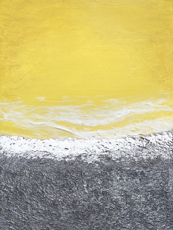 Levně Plakát, Obraz - Textured Beach Abstract, Alyson Storms, 30 × 40 cm