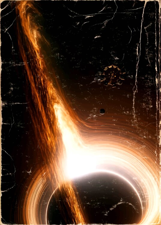 Plagát Vintage-Style Intergalactic Explorer Movie Popular Poster