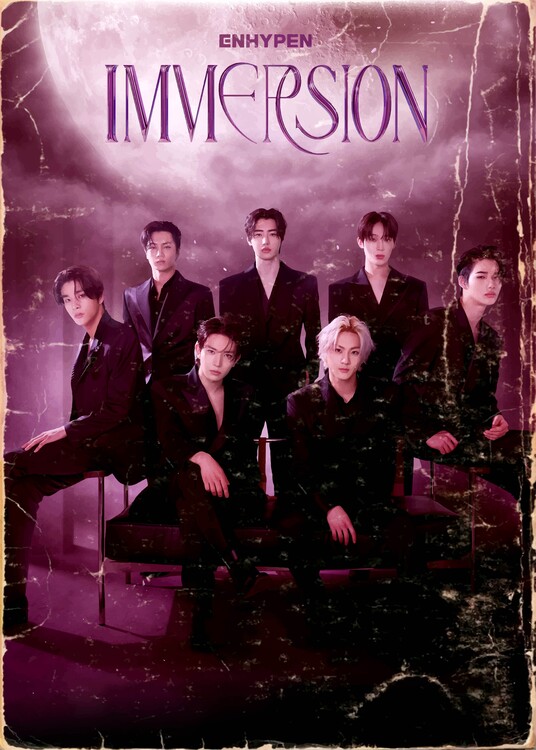 Plakat K-Pop Band Vintage-Style Art Poster 01