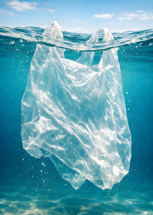 Плакат Plastic Underwater