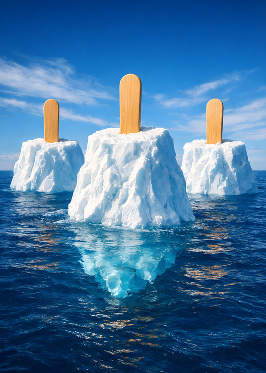 Плакат ice cream mountain