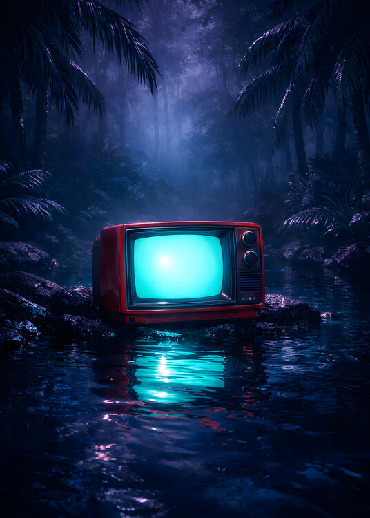 Плакат Retro 90s Television
