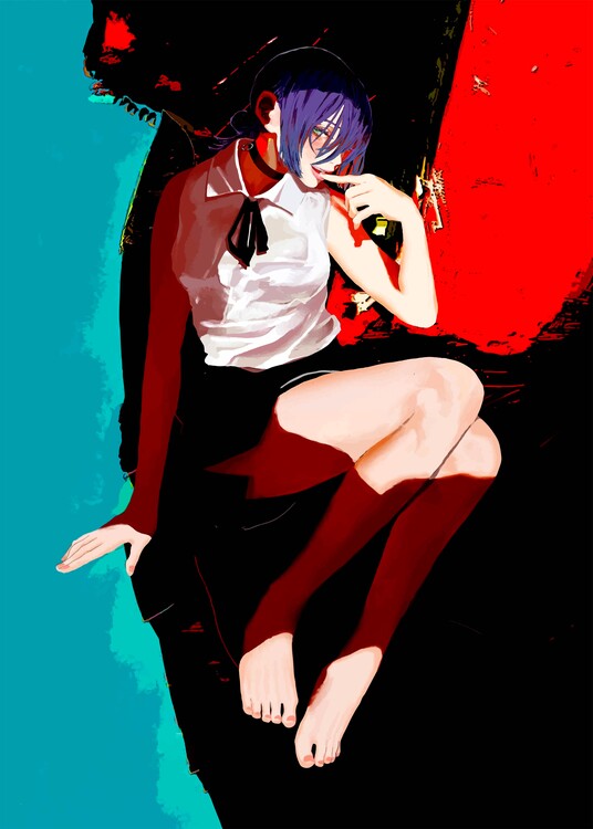 Plakat Chainsaw Man Anime Character Fan Art Poster
