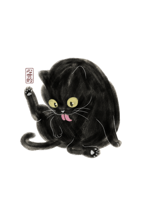 T-shirt Chubby Cat